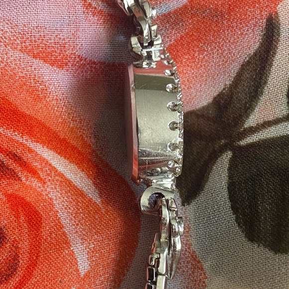 Rare Omega 483 Solid 14k White Gold Diamond Case 17J Manualwind Cocktail Watch. - Picture 10 of 17